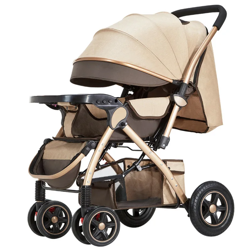 

Factory Sale Various New Type Foldable Portable Stroller Large Seat All Terrain Compact Lightweight Baby Stroller