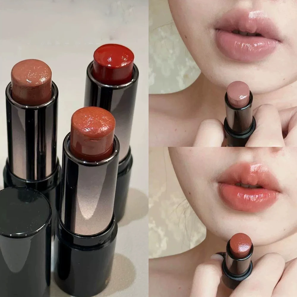 Rotbrauner Lippenstift Wasserfest Feuchtigkeitsspendend Glänzend_voghion.com