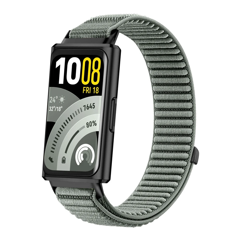 Breathable Nylon Loop Sport Strap for Smartwatch - Adjustable Bracelet