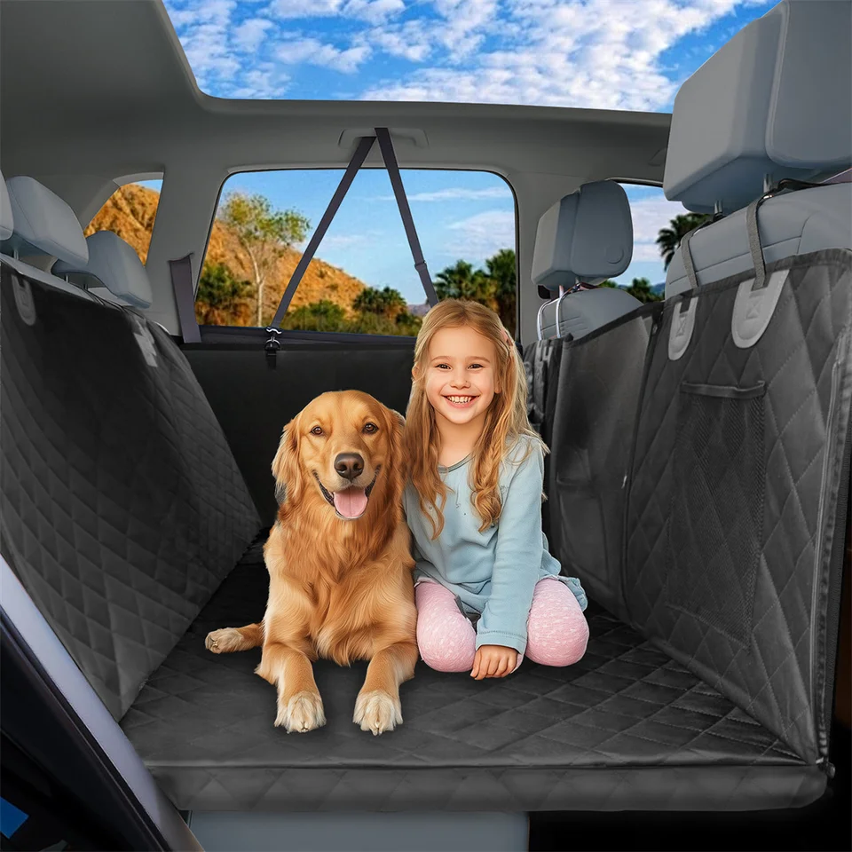 Waterproof Dog Car Seat Cover with Backseat Extender