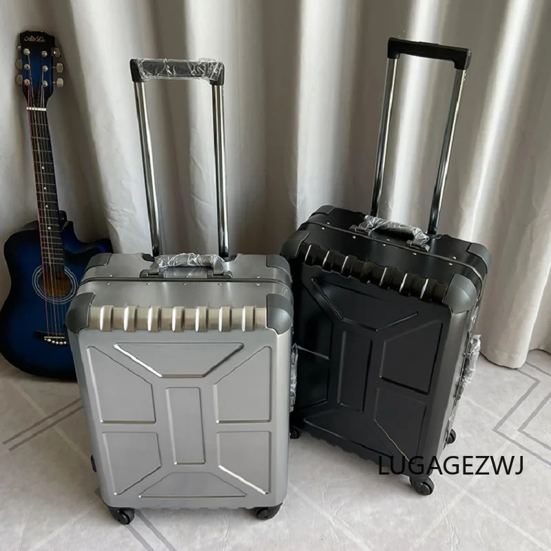 

Foreign Trade Travel Suitcase With Spinner Wheels High Quality Aluminum Frame Rolling Luggage Export