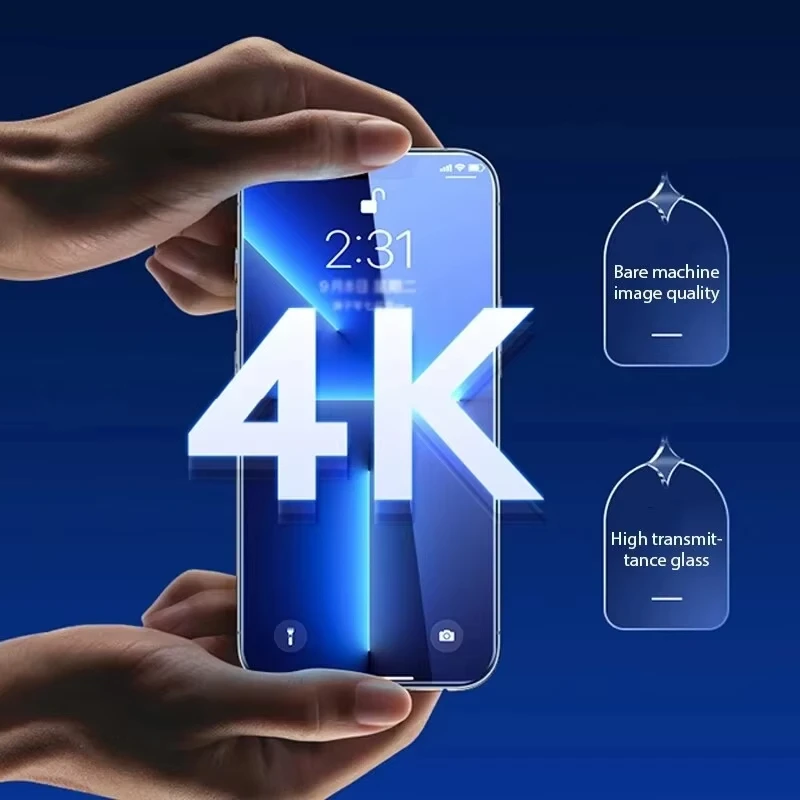 Premium HD Full Cover Tempered Glass Screen Protector (1-4 Pack)