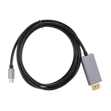 1.8m Type-C to Display Port Cable 8K 60Hz USB 3.1 to DP Conversion Adapter for Computer Screen Projector