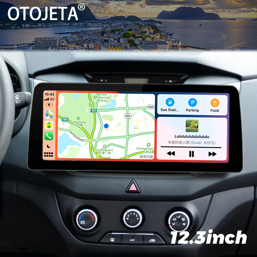 

Автомобильный видеоплеер, экран 12,3 дюйма, Android 13, 2Din, радио, стерео, для Hyundai Creta IX25 2016 2017, GPS, мультимедийный плеер для Carplay