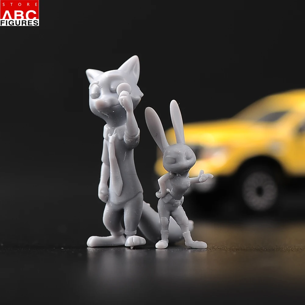 

1/64 Mini Animated Animal Action Figures for Collectible Decorative Miniature Toy Gifts In Stock