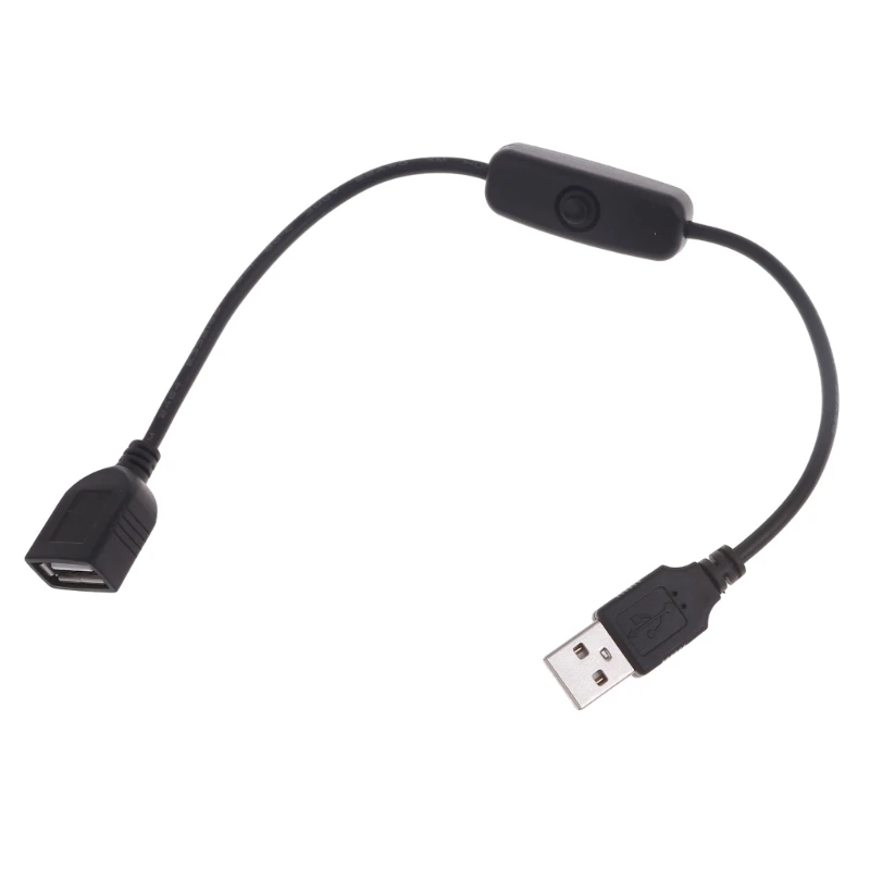 Cavo USB maschio-femmina con interruttore on/off Cavo di ricarica