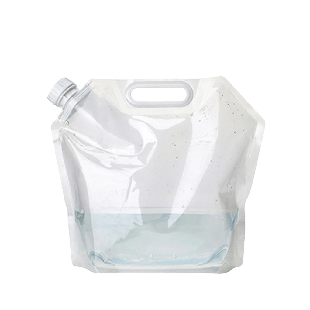 물 가방 보관 저그, 좋은 밀봉, 편리한 물병, 접을 수 있는 물 용기, 대용량 5L, 5, 10, 15L