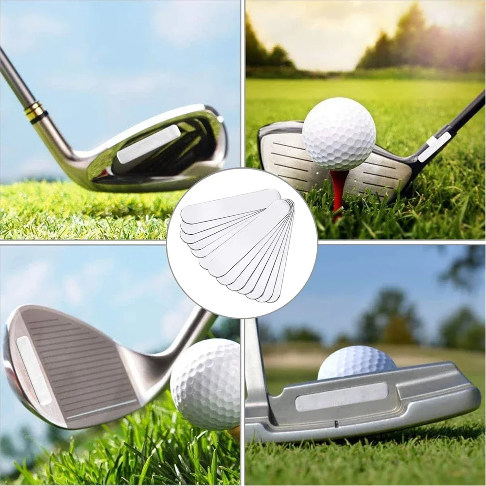 Golf Weighted Lead Tape Strips - 10 Pack Adhesive Strips
