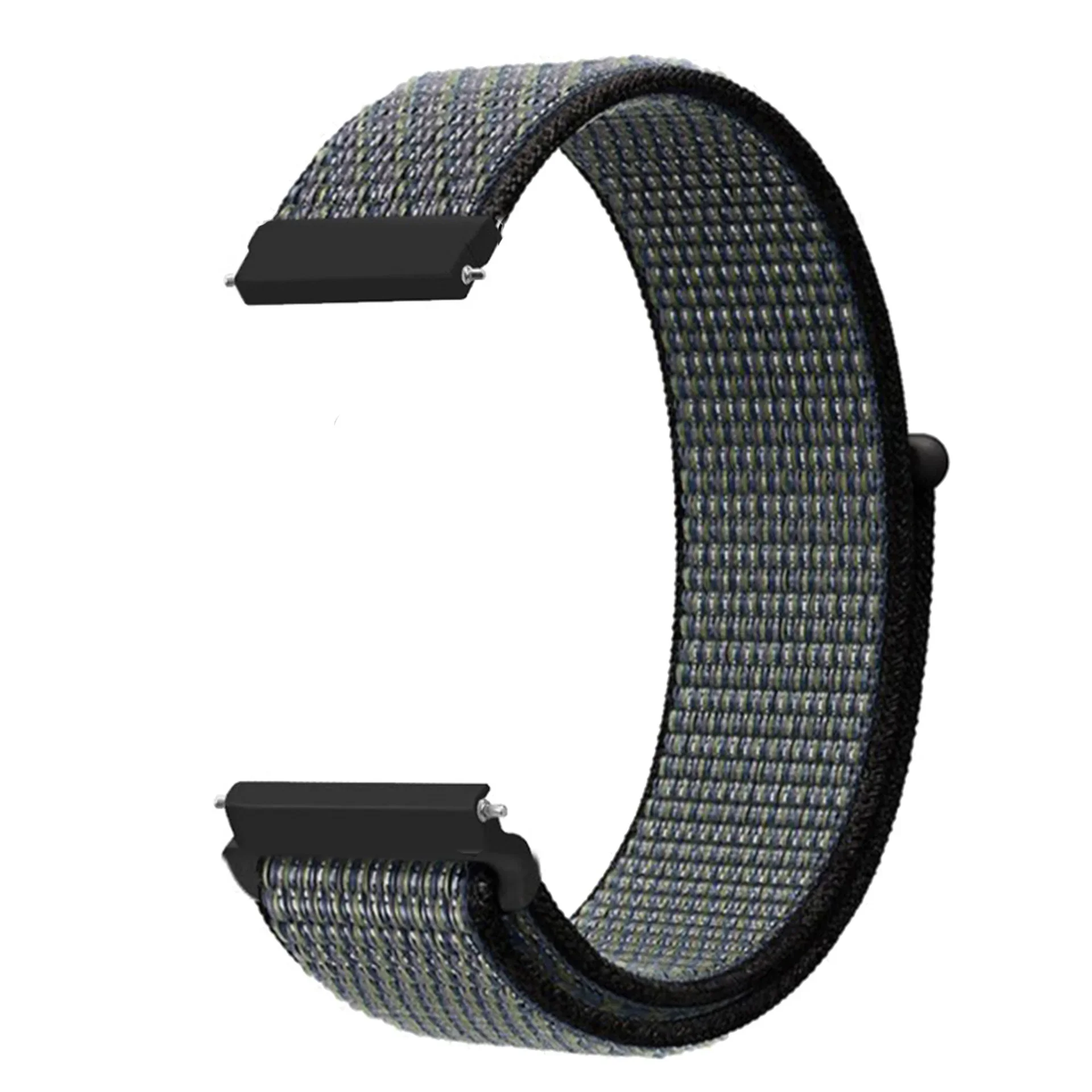 Versatile Nylon Loop Sport Strap - Adjustable Watch Band (20mm/22mm)