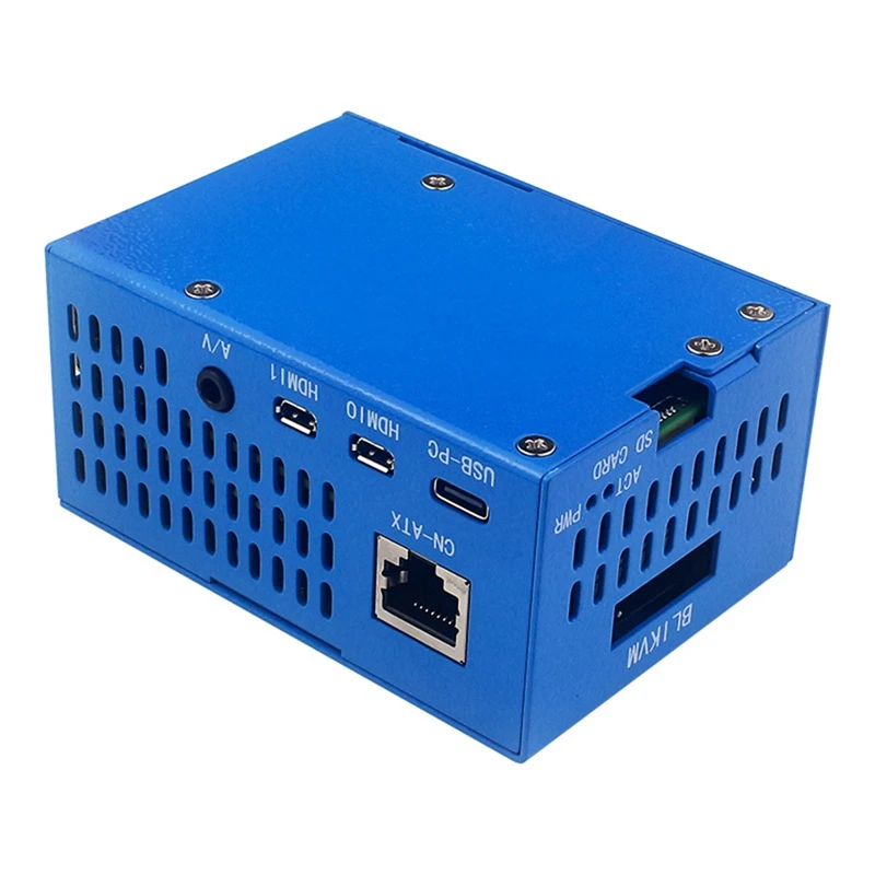 

For Raspberry Pi 4B Pikvm V3 O&M KVM Overip Server -Compatible CSI Remote Control Complete Development Board Kit Easy To Use