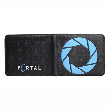 Portafoglio da gioco PORTAL con porta carte portamonete in pelle PU regalo per un amico
