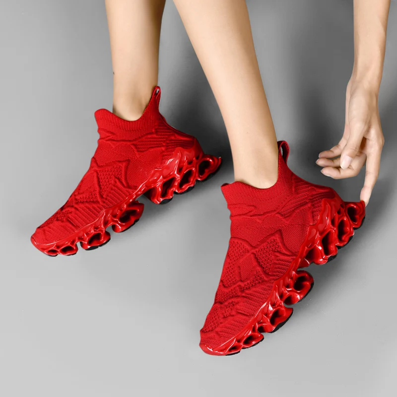 Women's Casual Breathable Mesh Sneakers, 2021 Fashion Gym Vulcanized Shoes, White Flat Walking Shoes for Women