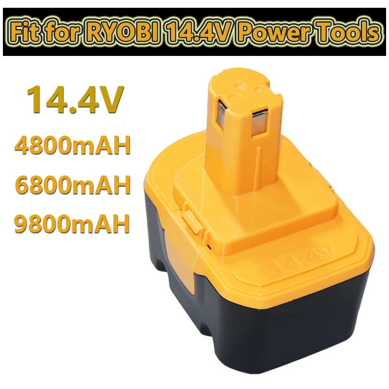 Us 14.4v 3000mah Rechargeable Ni-mh Battery Pack For Ryobi Cordless  Electric Drill Cbi1442d Cdl1441p Cid1442p Fl1400 R10520 - Rechargeable  Batteries - AliExpress