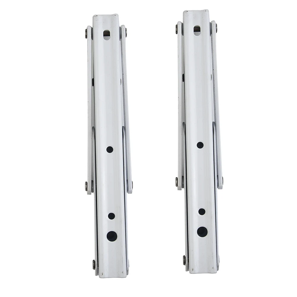 

2pcs Campervan Folding Bracket Table Shelf Motorhome Caravan White Finish Stainless Steel For Table Work Space Saving DIY