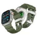 Olive green silver