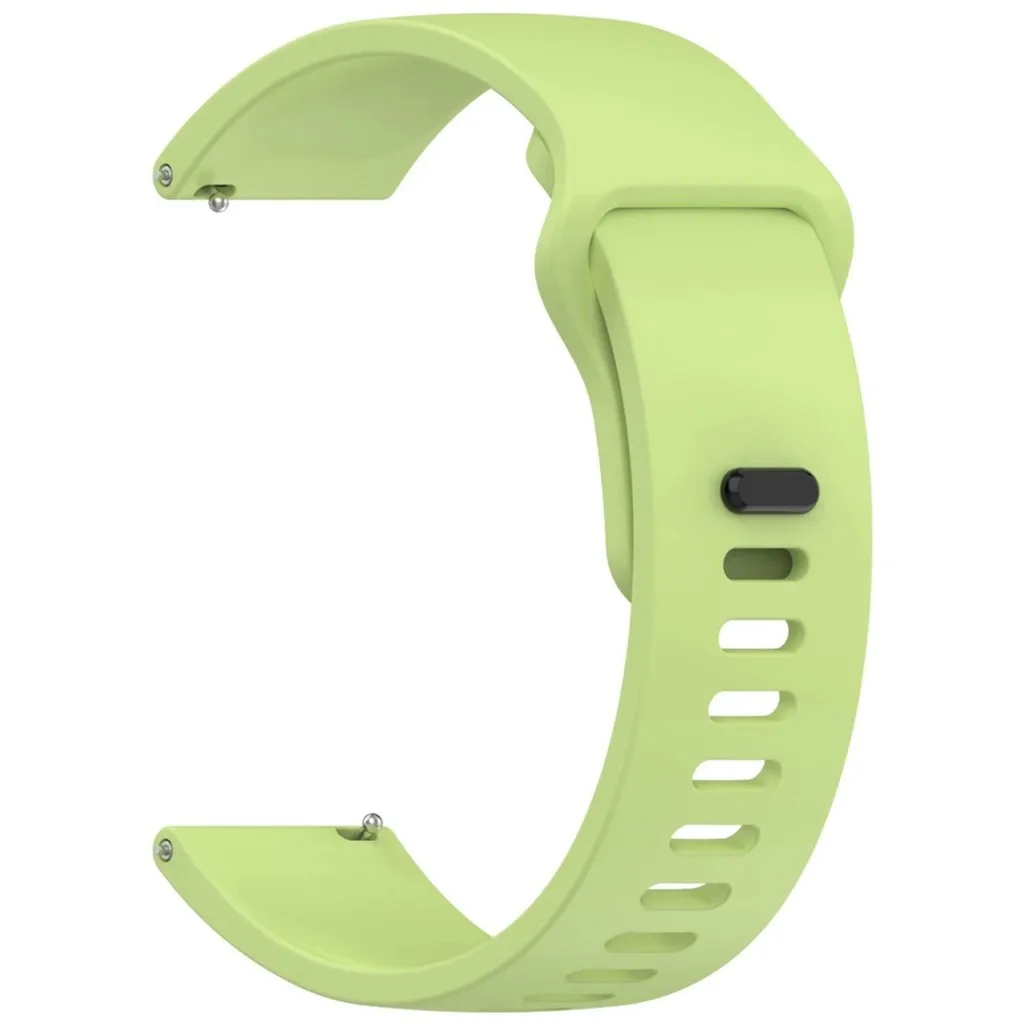 Amazfit Active Max Silicone Watch Strap - Smooth Sport Adjustable Wristband (22mm)