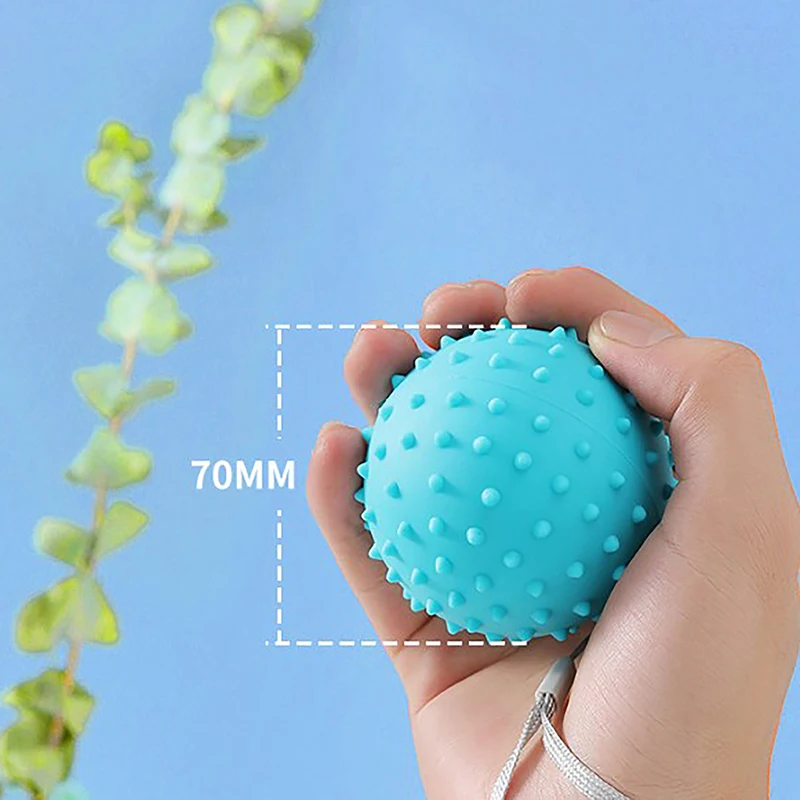 Silicone Round Grip Ball Hand Muscle Relaxation Rehabilitation Training Ball Silicone Grip Device Massage