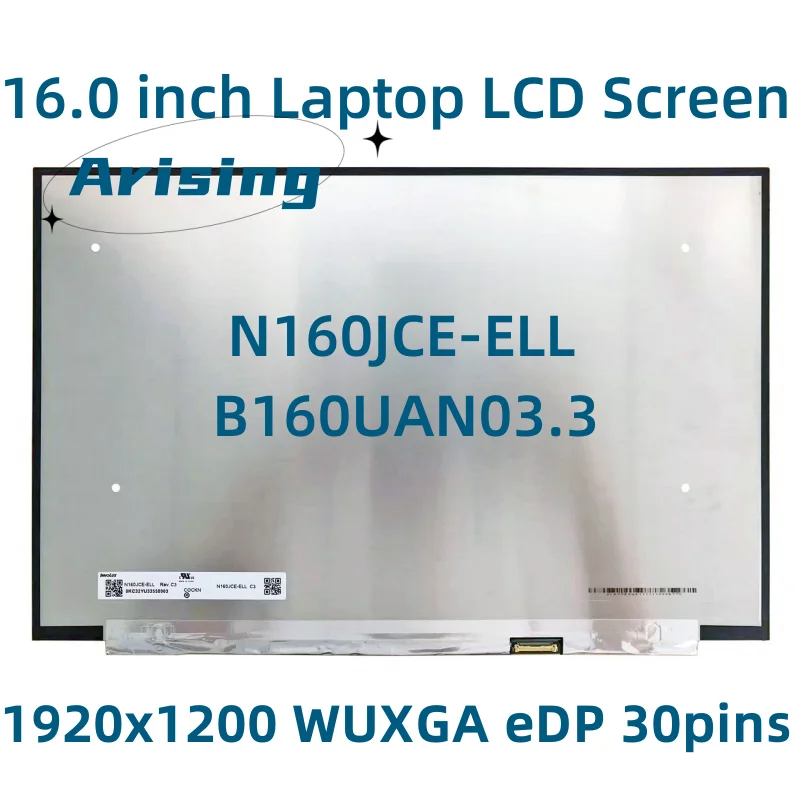 Innolux N160JME-GQA 16インチ液晶パネル 1920×1200 Innolux N160JME-GQA Overview - Panelook.com