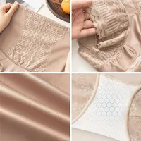 Shorty gainant taille haute sans couture pour femme avec dentelle, effet ventre plat, amincissant et rehausseur de fesses 6