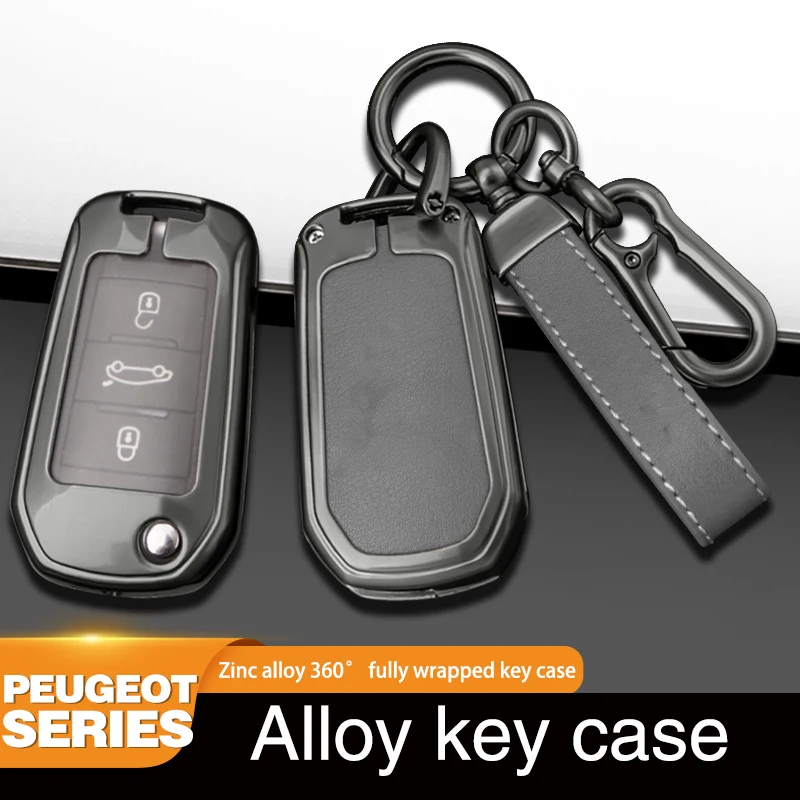 Portachiave] Guscio Cover Chiave In Silicone Per Telecomando Auto A 2 Tasti Peugeot 106 107 205 - Foto 8