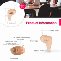 4 Channel AcoSound Invisible Hearing Aid For Deafness Medical Earphones In-Ear For Elderly Best Earbuds Audio Sound Amplifiers 2