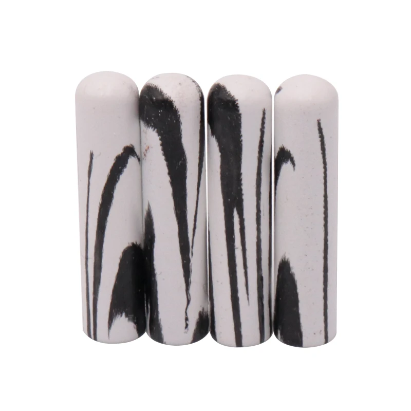 Coolstring New Arrival 4.7*20.6MM 4Pcs/set Unique Matching Shoelace Tips Milk Cow Color Lace Ends Individuality Ropes Aglets