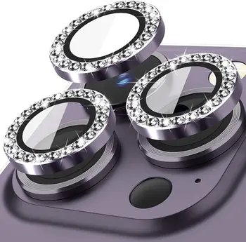 Glitter Diamond Camera Lens Protector Cover for iPhone 17 Air 16 E 16E 16Pro 15 14 Pro Max Plus 13 12 Mini 11 14Pro 13Pro 1