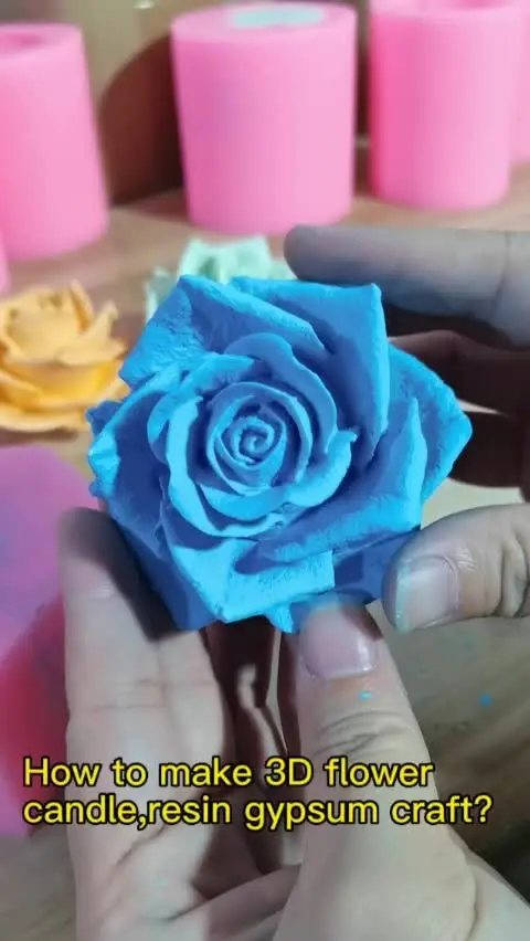 Stampo In Silicio Per Fiori 3D Per Resina Epossidica E Fondente | 11 Motivi Floreali, Stampo Per Candele, Sapone, Argilla