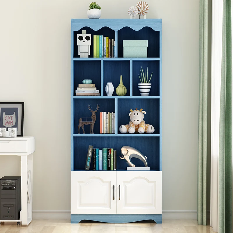

Storage Organizer Bookcase Wooden Display Bedroom Nordic Minimalist Bookshelf Magazine Library Etagere Rangement Home Furnitures