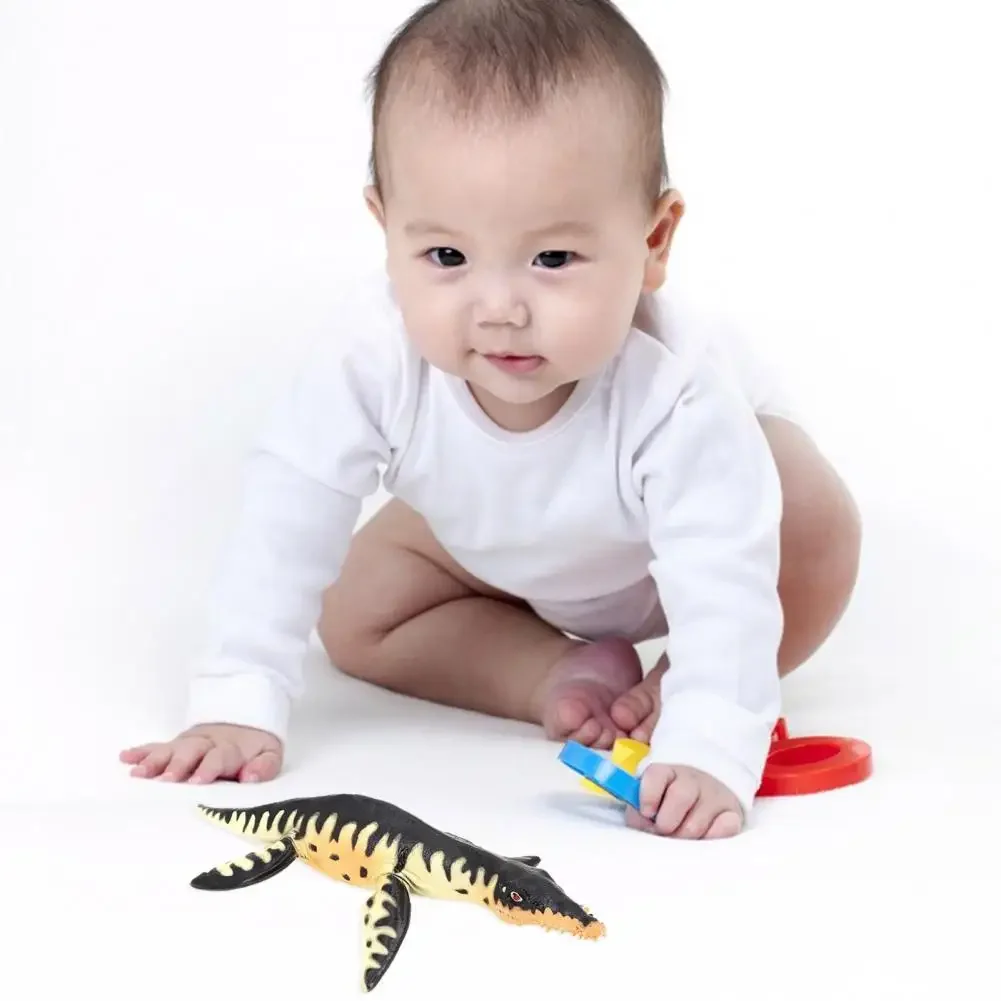 Dinosaur Ornament Educational Toy Simulation Dinosaur Realistic Shape Collectible Realistic Liopleurodon Model Figure