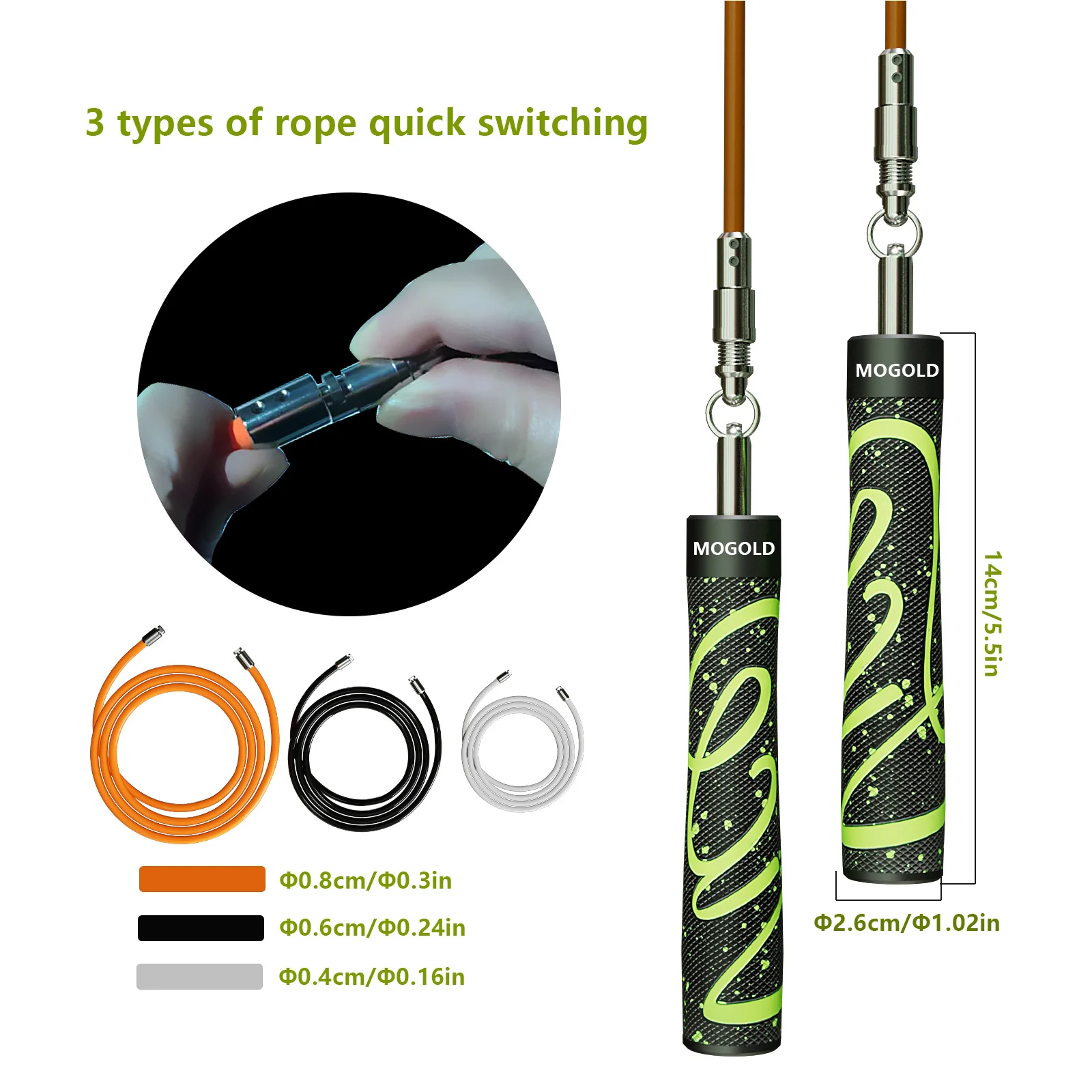 Adult Professional Jump Rope Set Weight Weight Exercise Equipment Home Exercise Adjustable Weight Aluminum Alloy Handle