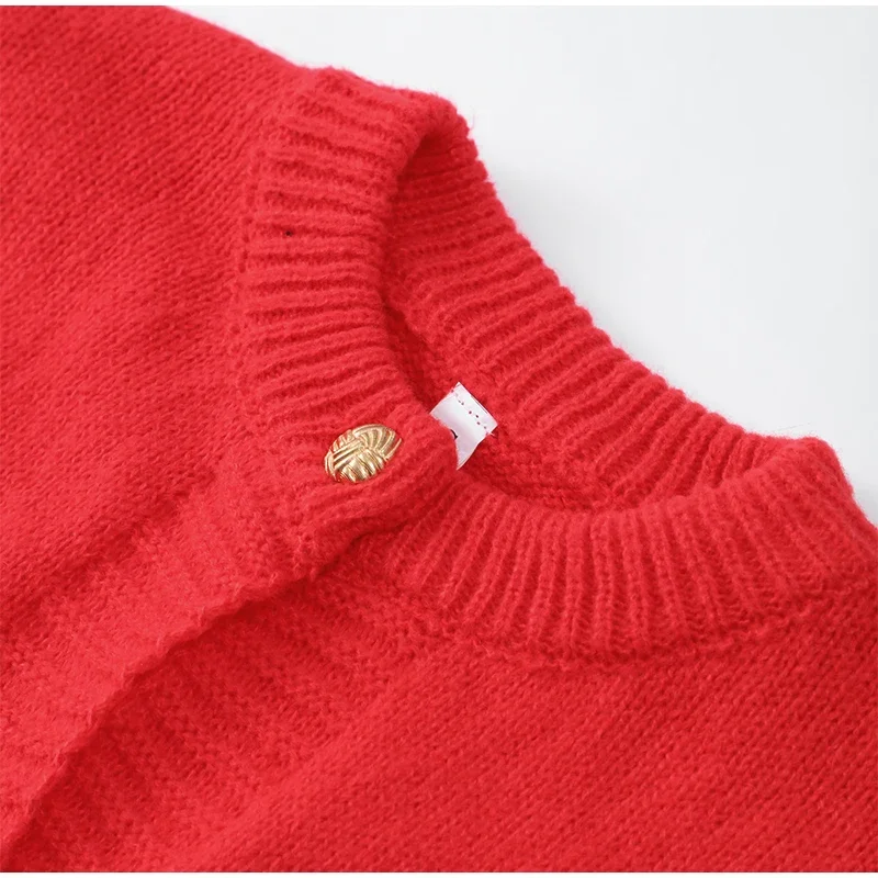 Suéter tipo cárdigan de retazos de moda para mujer, de manga larga, cintura alta, ajustado, esponjoso, Y2k, prendas de vestir exteriores, abrigo de punto para mujer, nuevo