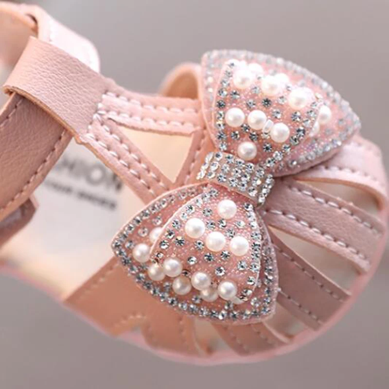 Kids Sandals Baby Sandals Summer Baby Girl Soft Bottom Bow