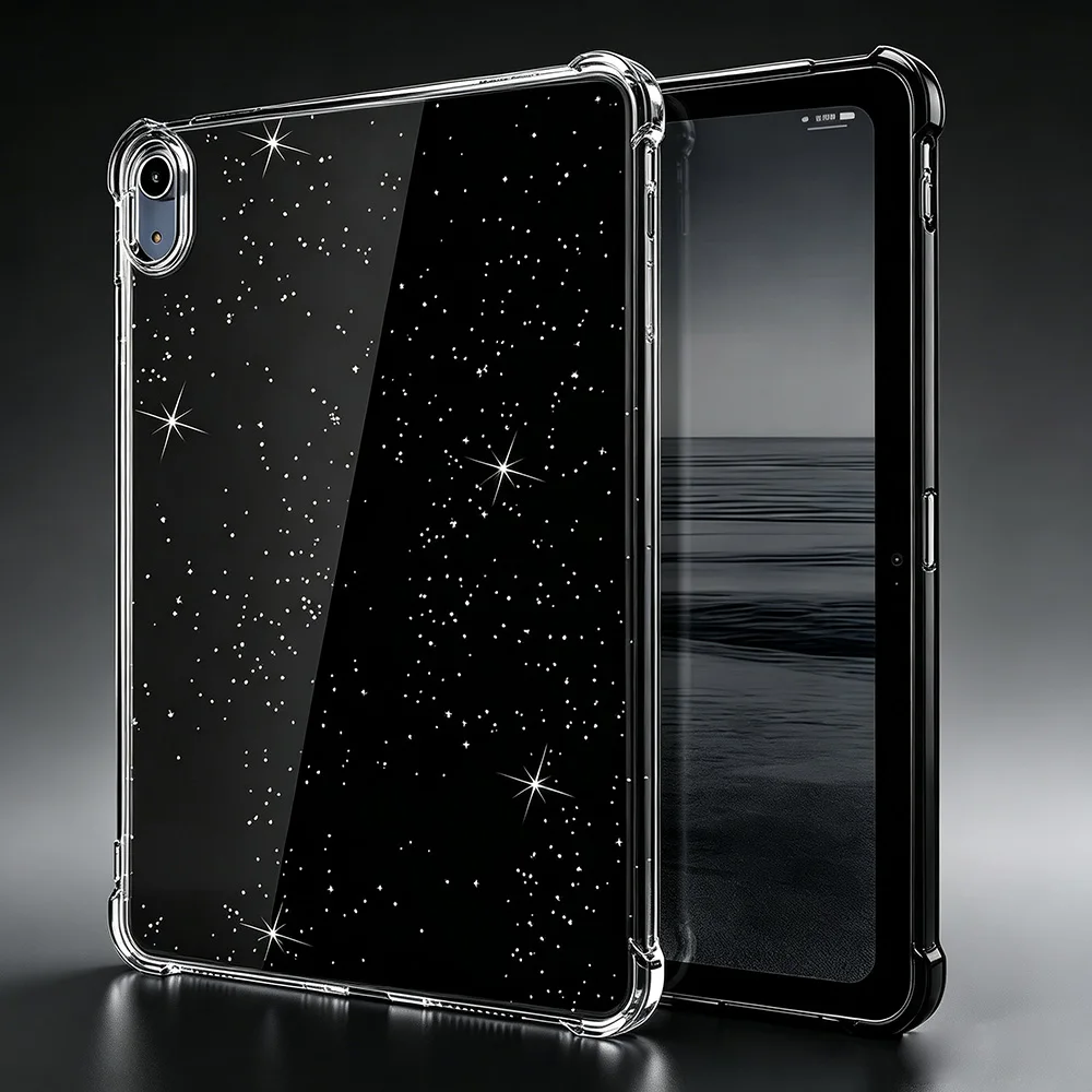 Sparkling Shockproof Soft Silicone Tablet Case
