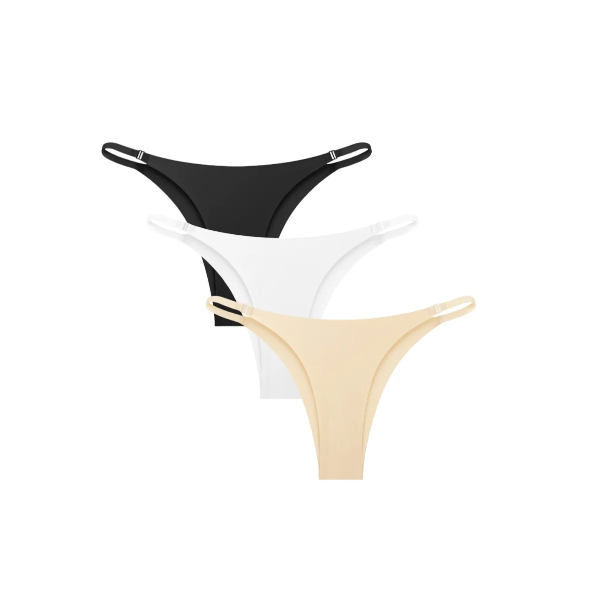 3Pcs/Set Women Brazilian Panties Seamless Briefs Female Traceless Underpants Solid Color Low Waist Panties XS-XL Sexy Lingerie