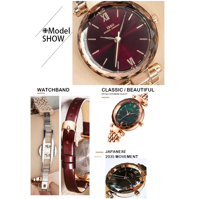 Designer Luxury Watch Women Green Steel Top Brand Quartz Wristwatch Ladies Original Waterproof Rose Golden Hand Clock Female