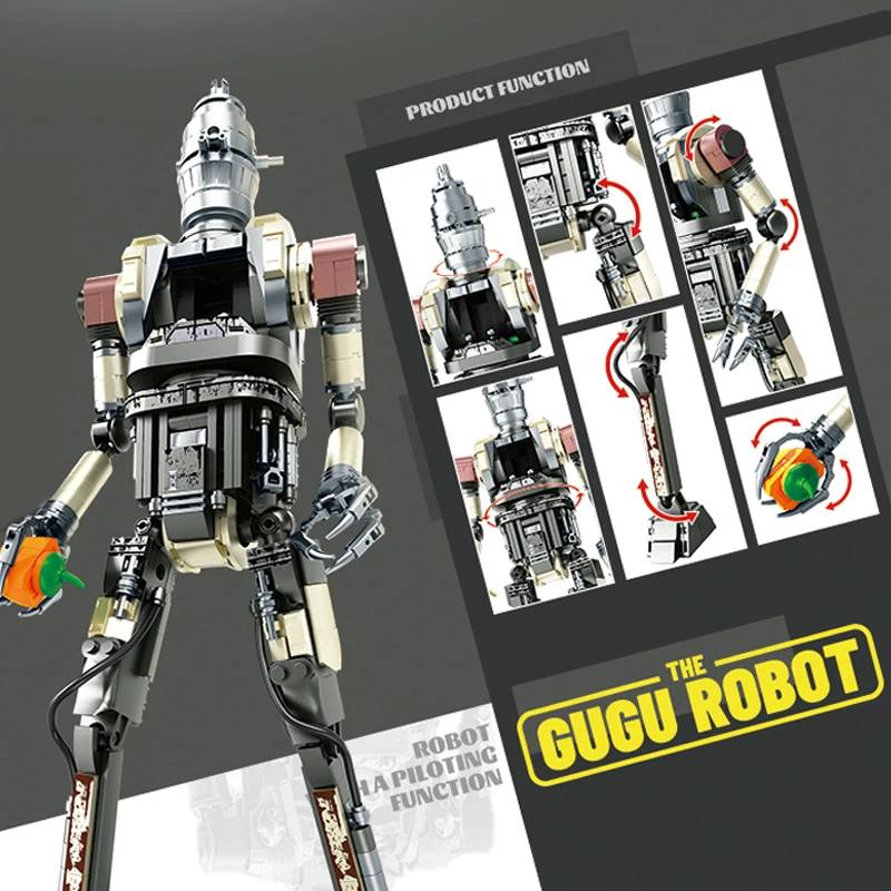 Machine Building Toy Model Star IG11 Robot Army MOC Blocks Toys Christmas Gifts for Boys Adult Kids Bricks Ornament Sets 654Pcs