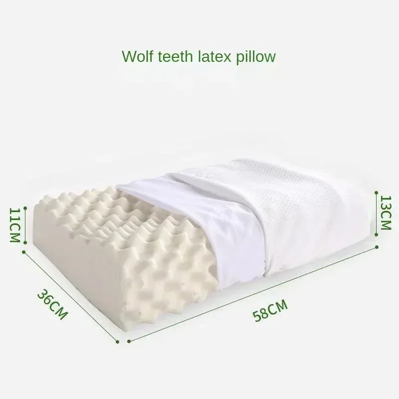 Thailand Natural Latex Pillow Adult Pillow Core Massage Pillow Core Gift Children's Latex  Manufacturer Wholesale 4