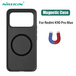 Nillkin Frosted Shield Pro Durable Hard Back Phone Case - Poco F8 ultra (Magnetic Black)