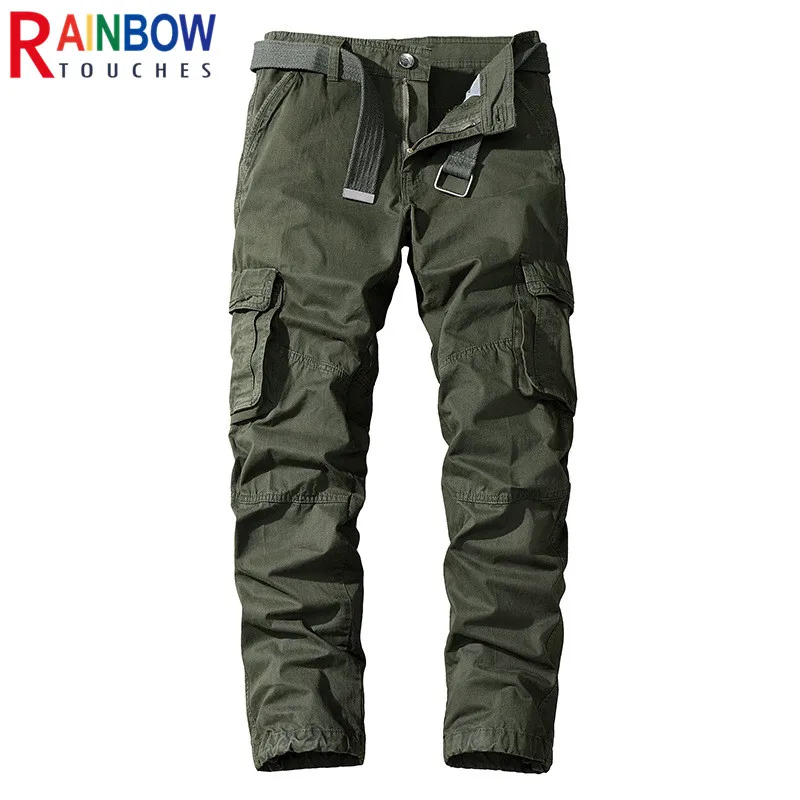 Cargo Pants Military Cargo Pants Men Casual Pants Rainbowtouches Cargo Pants Casual Fashion Sports Training Outdoor Trousers Mens Military Pocket Solid Straight