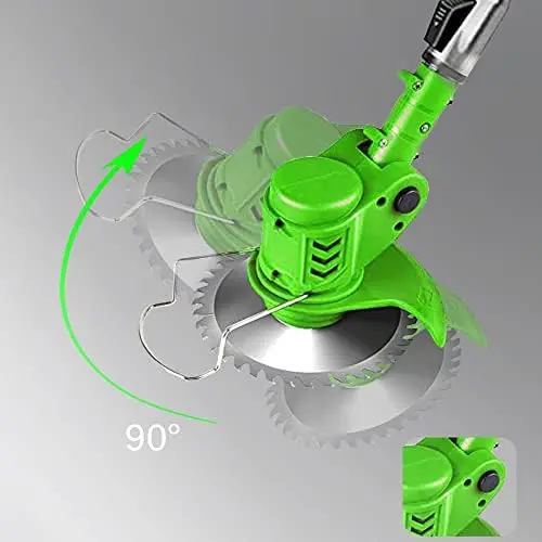 초경량 무선 잔디 깎는 기계 배터리 구동 전기 잔디 트리머 및 커터는 좁은 곳에서 사용할 수 있습니다.