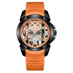 Exquisite Men's Stylish High - End Fashion Wristwatches (Orange)