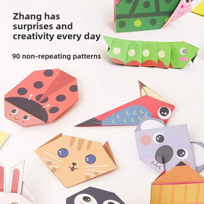 Super Popular Three-dimensional Origami Book Fun 3d Hand-made Semi-finished Creative Color Paper Origami 3