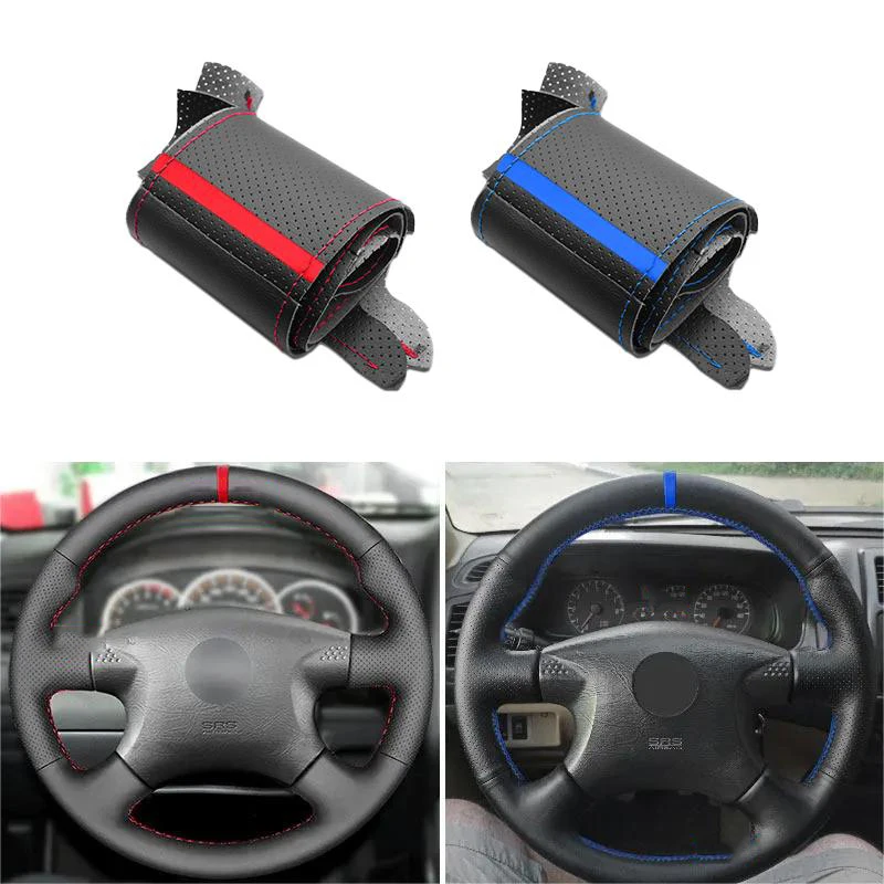 Coprivolante In Pelle Perforata Trim Per Nissan Almera (N16) X-Trail (T30) Primera (P12)Terrano 2 Pathfinder Paladin