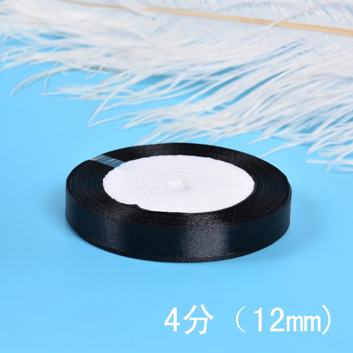 6-10-12-15-20-25-30-40-50-80mmblack Satin Ribbons Christmas Wedding Birthday Party Gift Wrapping Silk Ribbons DIY Accessory Bow