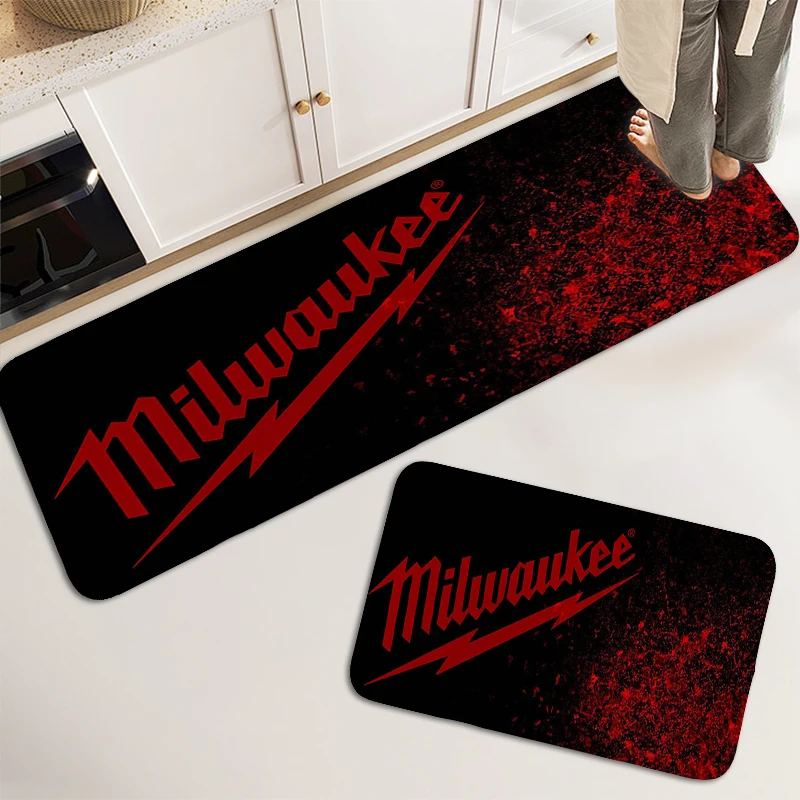

Custom Mat A-Milwaukees Washable Non-slip Mats Bathroom Carpet for Bedroom Funny Doormat Entrance Door Kitchen Treadmill Rugs