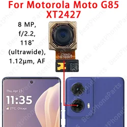 Motorola Moto G85 5G Camera Lens Cover & Camera Module Flex Cable Replacement Parts (Moto G85 Ultrawide)