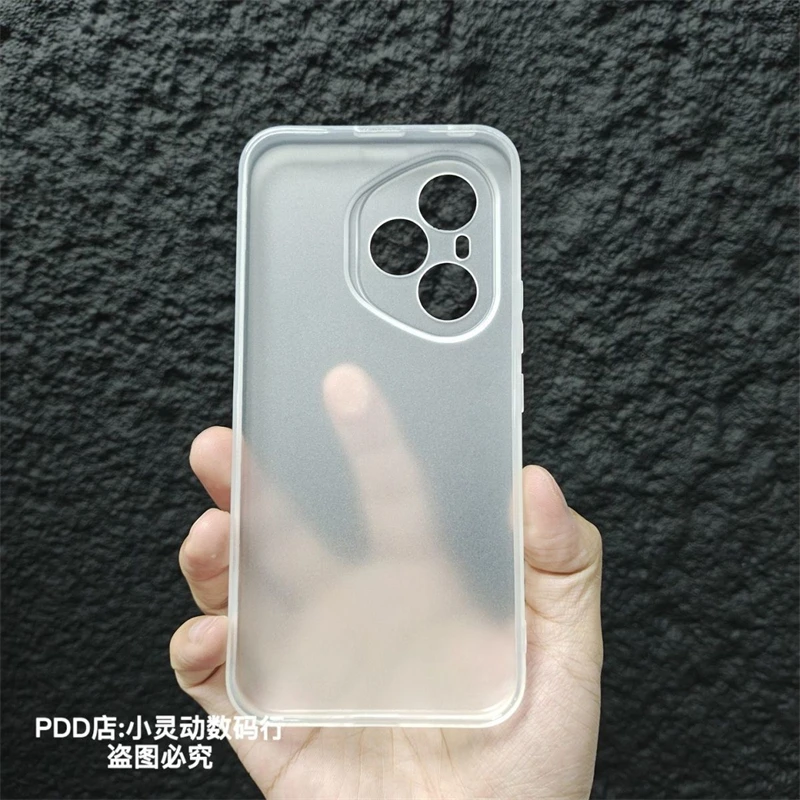 Matte Transparent TPU Soft Silicone Back Case - Slim Protective Shell