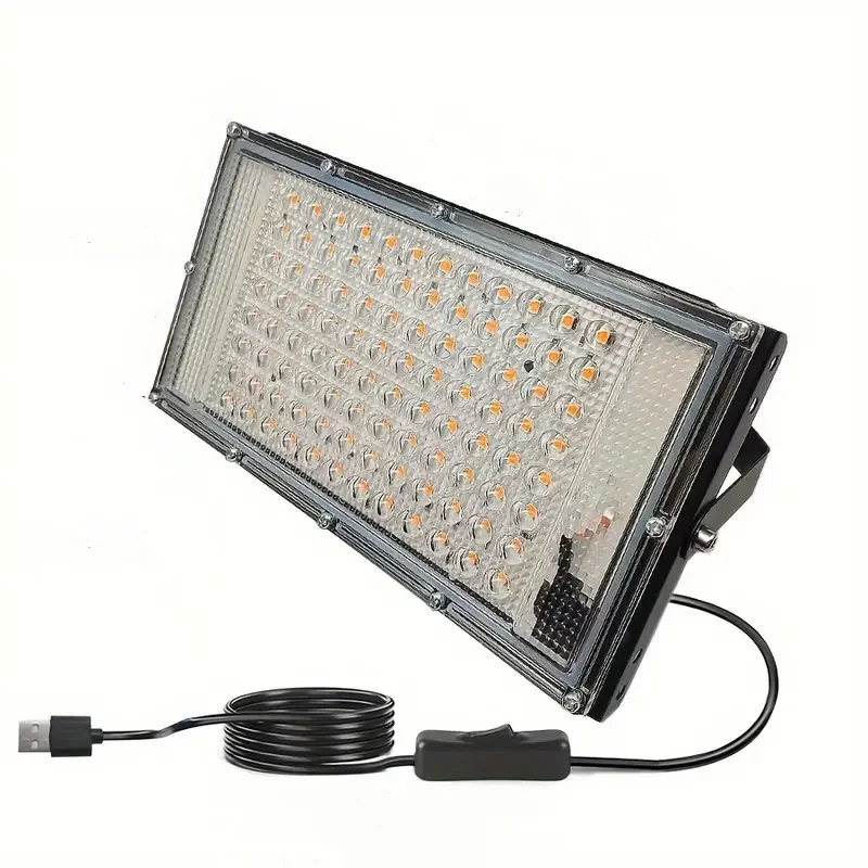 50 /96 LED full spectrum plant growth light, USB powered with switch-ideal for indoor and outdoor use, suitable for greenhouse led grow light,grow light