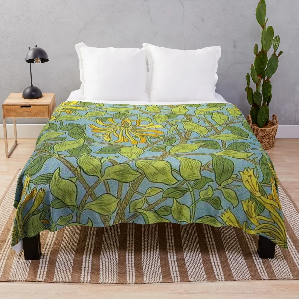 

Morris Art William Morris Flower Print Art Throw Blanket Thins Baby Blankets